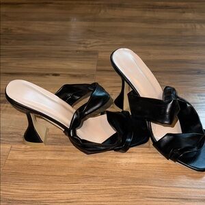 micas pleather heels